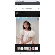 주주아뜰리에 여아 흰색 원피스 2벌